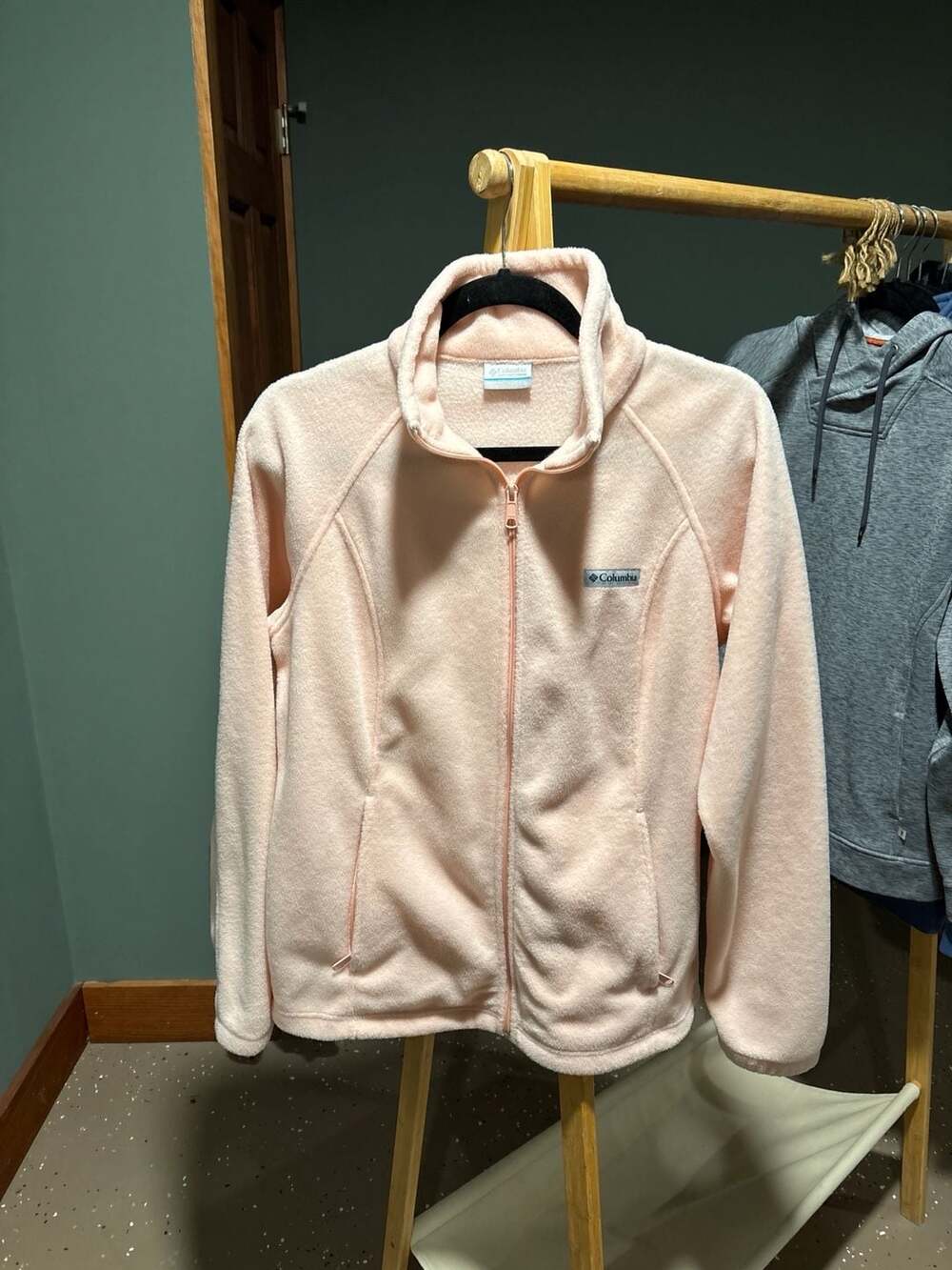 Columbia Women's Benton Springs Full Zip Fleece Jacket in Peach Cloud